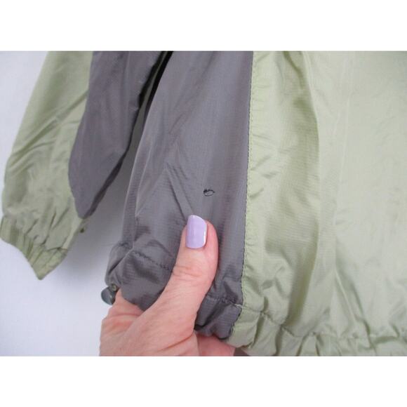 The North Face Jacket Women Large Green Stow Pocket Packable Lightweight Ripstop - Picture 13 of 16
